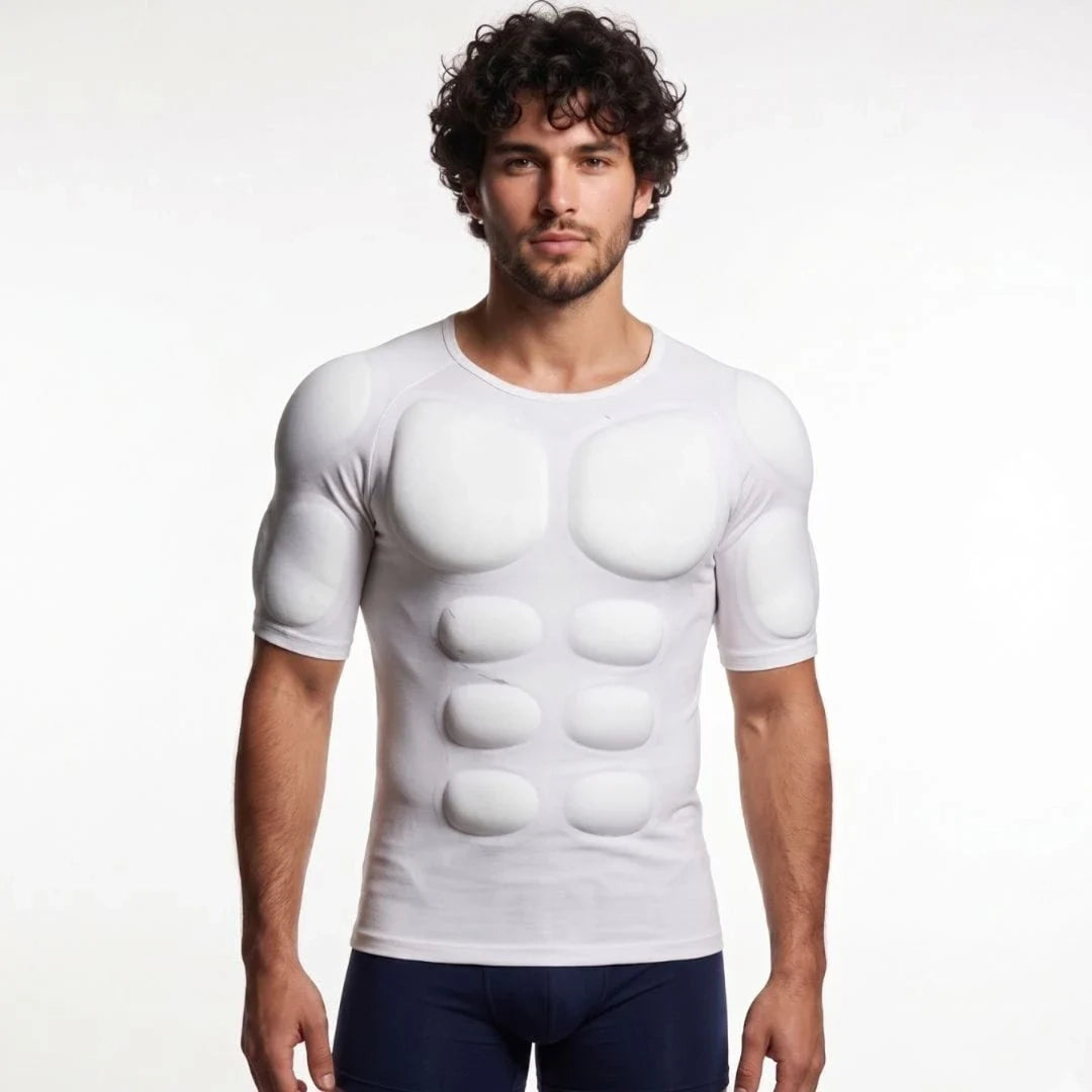V-Core Men's Compression Shirt White